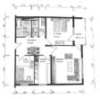 Grundriss - 3 ZKB, 83m², mit Lift, Balkon und Stellplatz