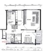 Grundriss (2) - 3 ZKB, 86m² mit Südwest-Balkon u. Stellplatz in Eppelheim