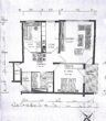 bemaßter GRUNDRISS - 3 ZKB, 86m² mit Südwest-Balkon u. TG-Stellplatz in Eppelheim